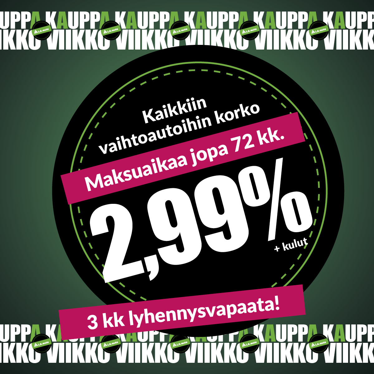 LA-Auton Kauppaviikko