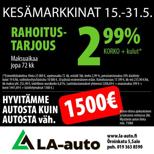 LA-Auton Kesämarkkinat
